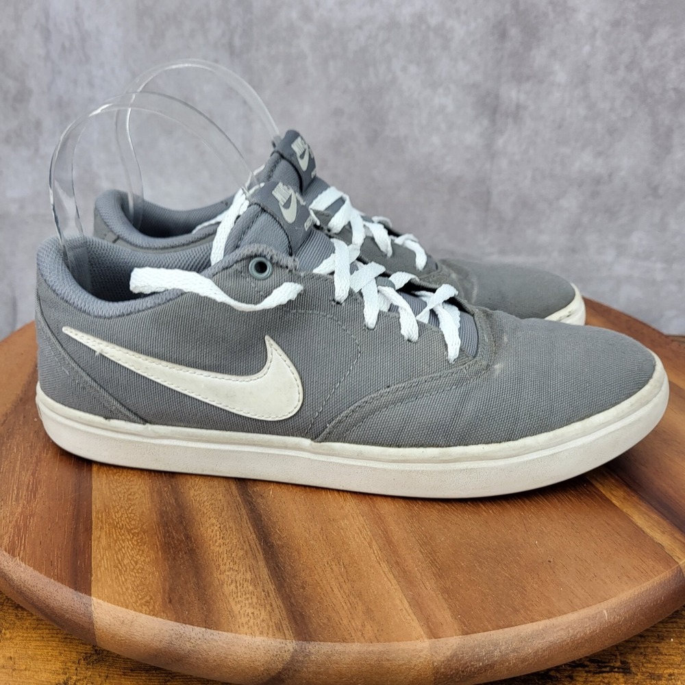 NIKE SB Solar Solarsoft Sneakers‎ Womens 8.5 Canvas Cool Grey  921463-011 Shoes